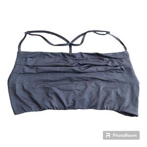 Xinfsh Women's Black Rouged Crop Top - Polyester/Elastane Blend, Spaghetti Racer